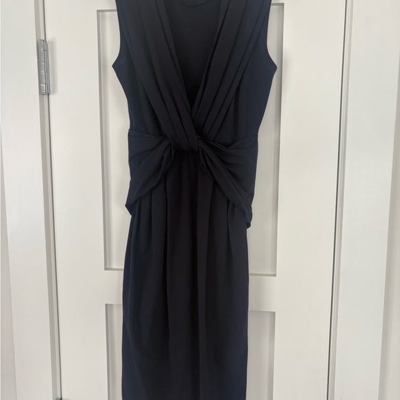 Prada Elegant Black Sleeveless Midi Dress - Picture 1 of 7